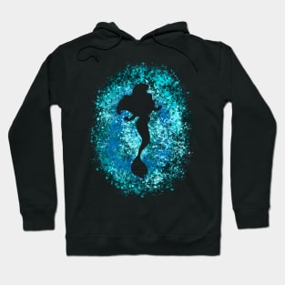 Mermaid Inspired Sillhouette Hoodie